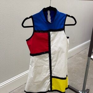 Weissman White and Yellow Costume